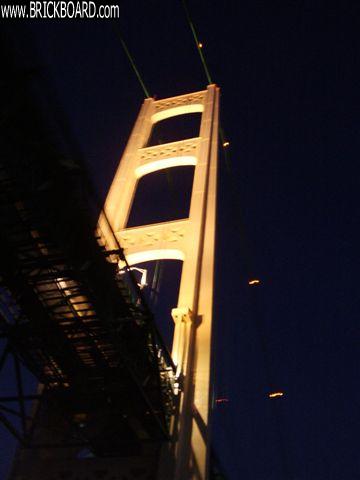 Volvo S90-V90 -- North Tower Mackinac Bridge on 50th Anniversary